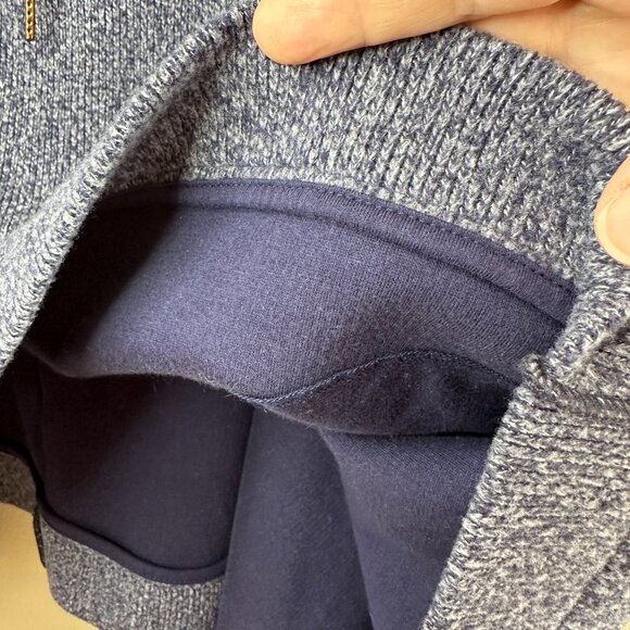 See by Chloe Blue Hooded Poncho, Small - Picture 11 of 13